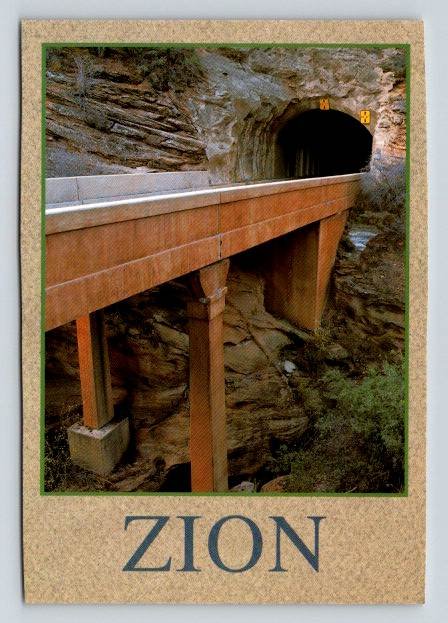 Zion National Park Mount Carmel Tunnel Springdale Utah (ContA-127}