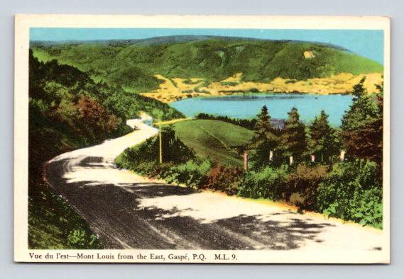 East Gasp&Atilde;&copy; Quebec - Mont Louis, Vue du l'est Canada Postcard (ecM74}