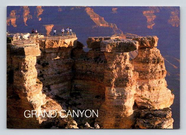 view from Mather Point North Rim Arizona Grand Canyon National Park Postcard (ContA-577)