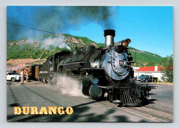 Durango Colorado Silverton Narrow Gauge Railroad, Train Postcard (ContA-593)