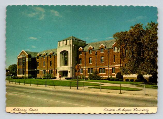 Ypsilanti Michigan McKenny Union Eastern Michigan University Postcard (ContA-615)