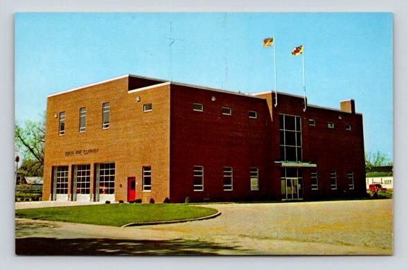 Berlin Maryland Volunteer Fire Co. Postcard (M748)