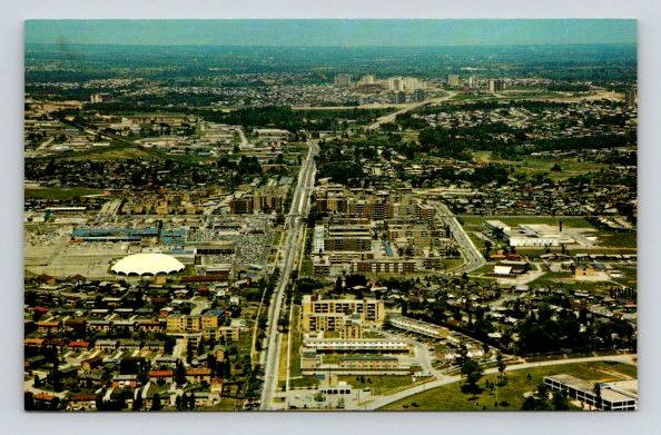 Toronto Ontario Canada Aerial View Don Mills Road Postcard (N451C)