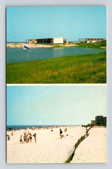 Dewey Beach Delaware Upper Silver Lake & Sea Strand Apts. Postcard (N643)