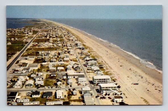 Fenwick Island Beach Delaware Aerial View Looking North Postcard (N661)