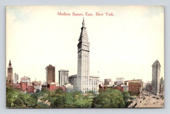Madison Square East - Litho Early Postcard (ecM304}
