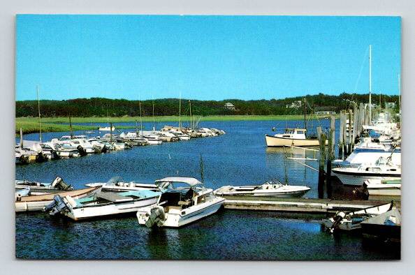 Wellfleet Harbor Cape Cod Massachusetts Postcard (O-79)