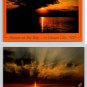 Ocean City, Maryland Sunset on the Bay - Lof of 2 Continental Postcard (ContB-53)