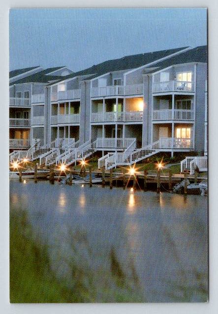 Ocean City, Maryland Hidden Harbor Condos 123th Street - Continental Postcard (ContB-55)
