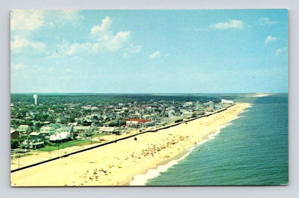 Rehoboth Beach Delaware Aerial View Postcard (O-179)
