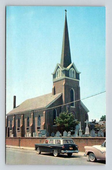 Lewes Delaware Old St. Peter's Episcopal Church Postcard (O-243)