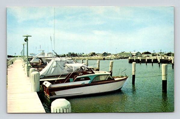 Crisfield Maryland Greetings From Somers Cove Marina Postcard (O-816)