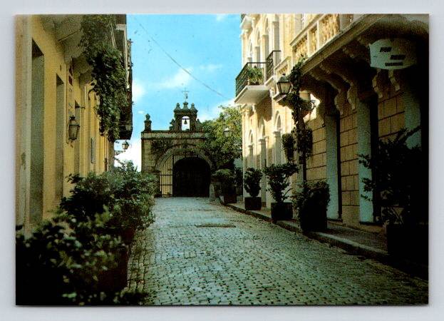 Puerto Rico Old San Juan Cristo Chapeland Continental Postcard (BoxPR-5)