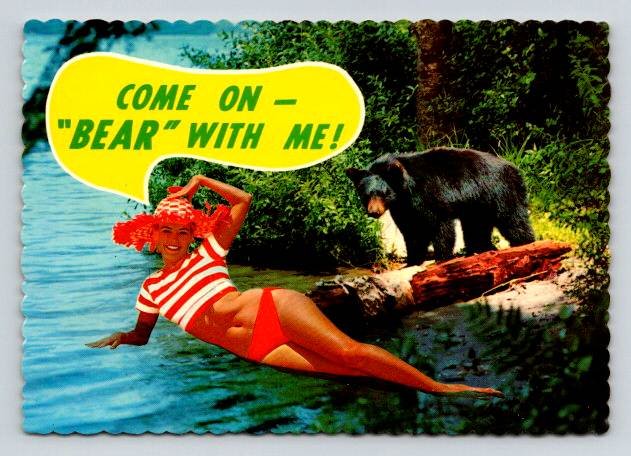 Risque, Pinup - Pre Barcode Era Continental Postcard (ContB-335)