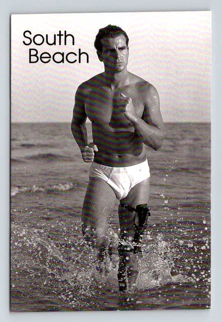 Sexy South Beach Florida Hunk Actor Vincent Depaul - Continental Postcard (ContB-337)