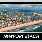Newport Beach California Aerial View Oceanfront - Continental Postcard (ContB-363)