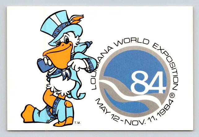 New Orleans Louisiana 1984 World Exposition Seymore D. Mascot Postcard (ContB-519)