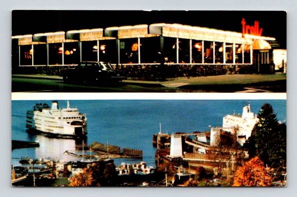 Troll's Restaurant Horseshoe Bay, British Columbia Canada Postcard (P-738)