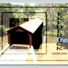 Frederick County Maryland Utica Covered Bridge Postcard (ContB-799)