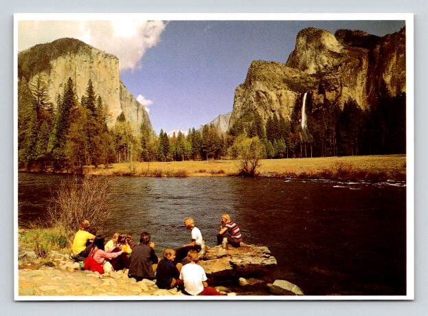 Yosemite Valley gates of the Valley Color Print Series Postcard (ContB-805)