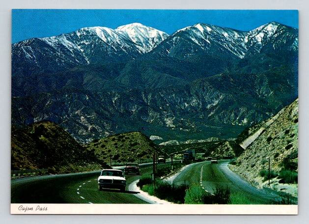 Cajon Pass - Gateway to Southern California Postcard (ContB-815)