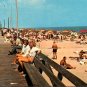 Rehoboth Beach Delaware Beach & Boardwalk, Bathers Postcard (T-29)