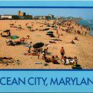 Ocean City Maryland on the Beach, Condos, Surf, Bathers - R.C. Pulling Postcard (ContC-15)