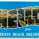 Bethany Delaware Large Letter HELLO Postcard (ContC-25)