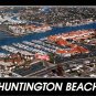 Huntington Beach California Aerial View Orange County Postcard (ContC-47)