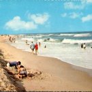 Ocean City Maryland Children Playing in Sand, Bathers, Surf -Postcard (ContC-131)