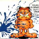 Garfield Cat - Your Pen is out of Order Comic - Signed Jim Davis Postcard (ContC-139)