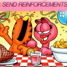 Garfield Cat - Send Reinforcements to the Party Comic Signed Jim Davis Postcard (ContC-141)