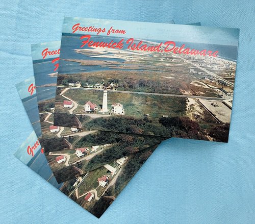 Fenwick Island Delaware Lighthouse Aerial View - Lot of 4 Postcards (T-797)