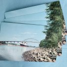 St. Georges Delaware High Level Bridge, Chesapeake - Lot of 4 Postcards (T-799)