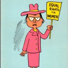 Equal Rights for Women Tired Sex Symbol Postcard (ContC-157)