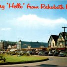 Rehoboth Beach Delaware Boardwalk View Rehoboth Avenue Plastichrome Postcard (U-401)