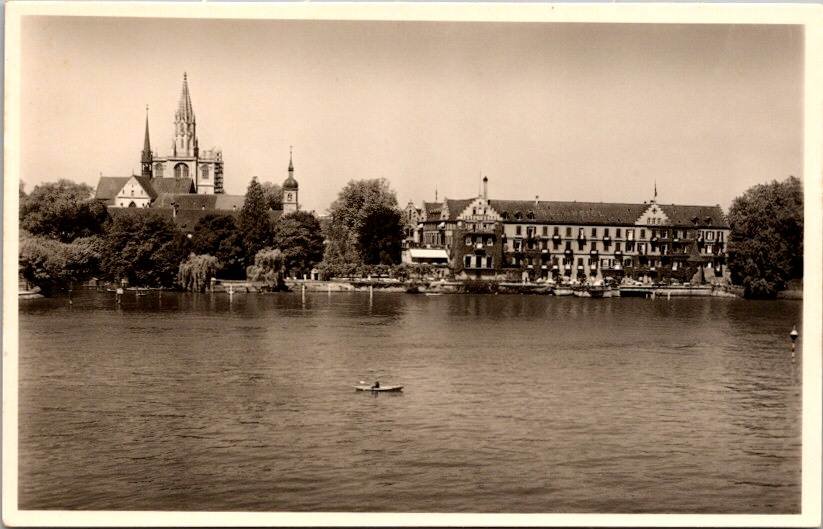 AK Insel Hotel Konstanz a Bodensee Germany PostKarte Postcard (ecM330)