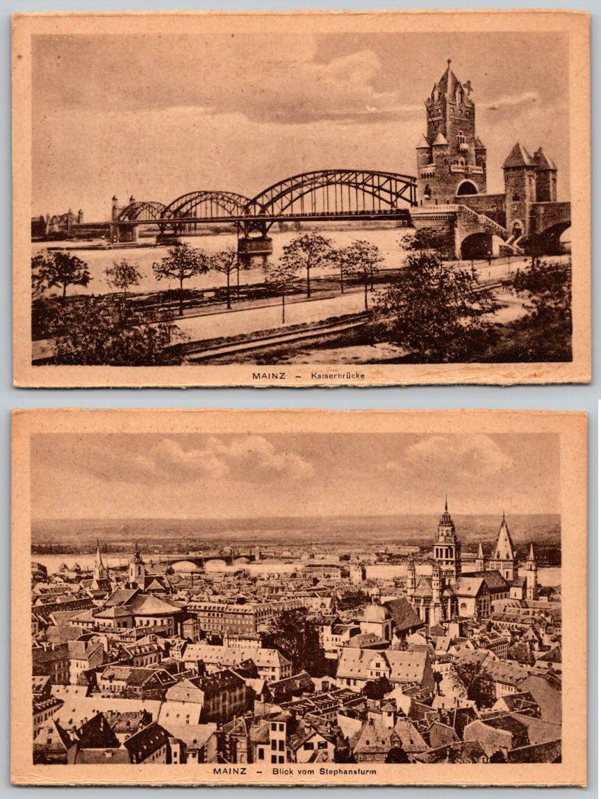 AK Mainz Germany - Lot of 4 Postcards (ecM340)
