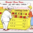 Howday from Texas Chef wanting Greeting Cards for his sick Customers Postcard (ContC-179)