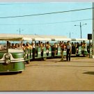 Ocean City Maryland Boardwalk Train 1960s Postcard (V-448)