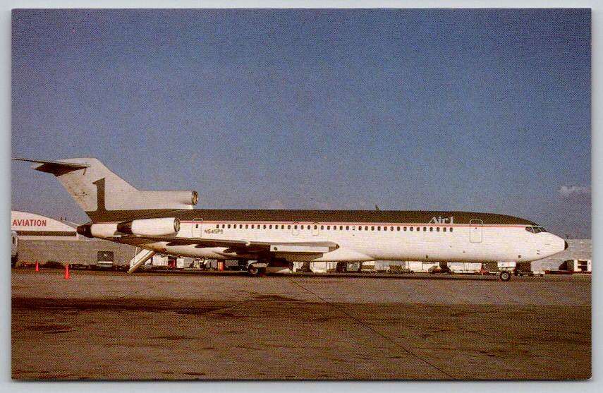 Air One Boeing 727-214 Airplane, Aircraft Postcard (W-35)