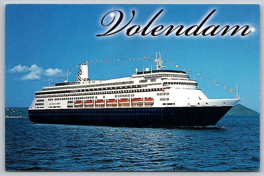 Volendam Holland America, Carnival Cruise Lines Postcard (ContD-33)