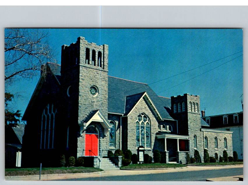 Berlin Maryland Stevenson Methodist Church Postcard (W-395)