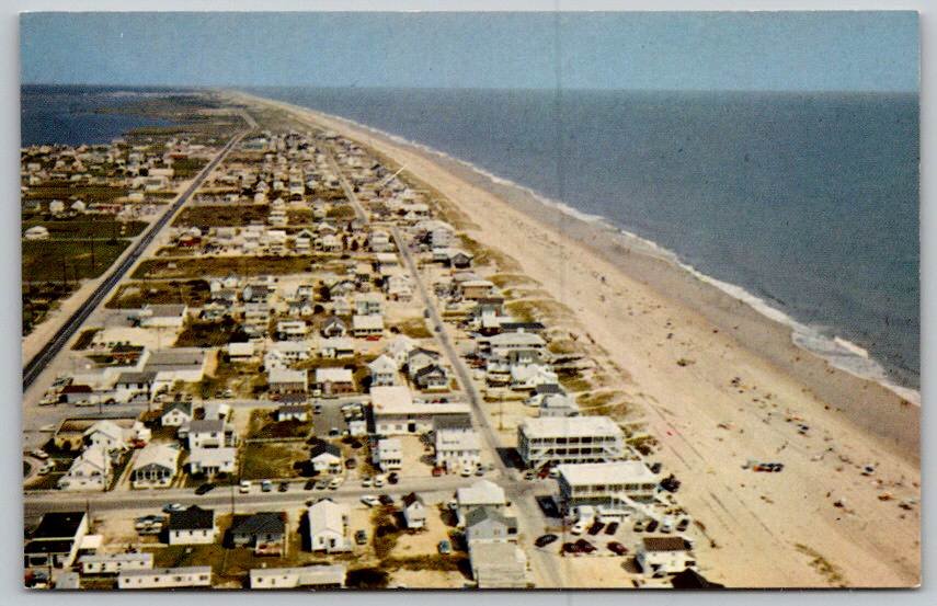 Fenwick Island Delaware Aerial View Looking North Postcard (W-789)