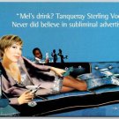 Tanqueray Sterling Vodka Advertising Mel's Drink - Risque Pose Postcard (ContE-55)
