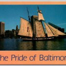 The Pride of Baltimore Maryland Clipper Schooner Postcard (ContE-67)