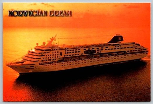 Norwegian Dream - Norwegian Cruise Ship Line Postcard (ContE-79)