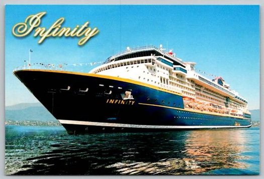 Infinity Celebrity Cruises - Cruise Ship Line Postcard (ContE-87)