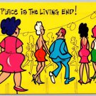 This Place is the Living End - Dance Party, Girls Big Butts Comic Postcard (ContE-95)