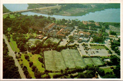 Sea Island Georgia Cloister Hotel Aerial View Postcard (T-25